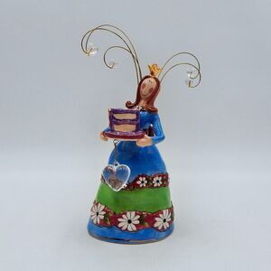 Blue Sky Birthday Girl April Cake Topper Candle Holder Queen Heather Goldminc